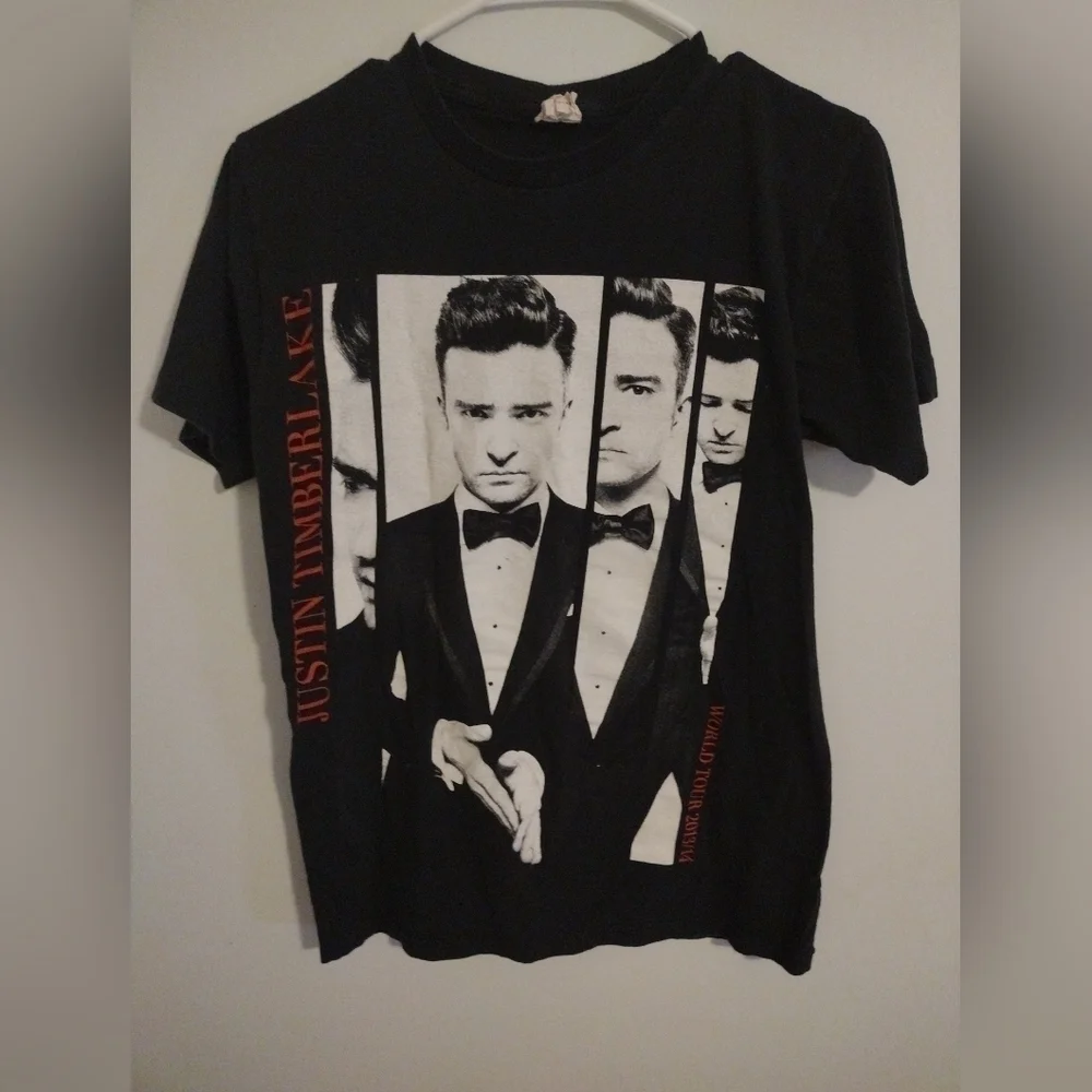 Justin Timberlake World Tour 2013/2014 Size Medium Color Black! - Picture 1 of 8